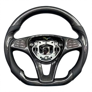 Volante Personalizado de Fibra de Carbono Real para Mercedes-Benz Clase GLC X253 C253 2016 2017 2018 2019 2020 2021 <span class=keywords><strong>2022</strong></span> 2023 - Product Image 1
