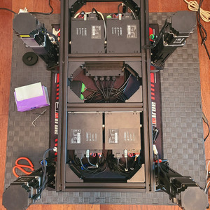 Aluminium Fabrik Industrie 4080 Aluminium Extrusion profile 40x40 schwarz rot Rahmen für Sim Racing Rig Simulator - Product Image 2