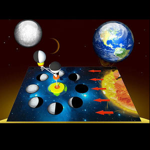 Trẻ Em DIY Moon Phase Nguyên Nhân Thiên Văn Đồ Chơi Khoa Học Thí Nghiệm Đào Tạo Đồ Chơi Trí Tuệ Học Tập Giáo Dục Đồ Chơi Khoa Học - Product Image 4