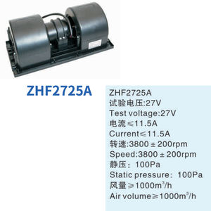 Haute qualité 380W Bus climatiseur ventilateur d'évaporation pièces de rechange à bas prix nouveau Bus ZHF2725A 371*174*141 accessoires - Product Image 4