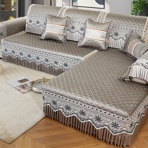 YongHo Divano Componibile Moderno a L in Poliestere, 5 Posti, Traspirante, con Rivestimento <span class=keywords><strong>Antiscivolo</strong></span> per Soggiorno - Product Image 4