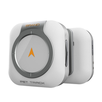 Neuestes Luxus-Haustier-E-Halsband IP67 Wasserdicht Wiederaufladbar Lange Standby-Zeit GPS-Tracker mit Gesundheitsmonitor Schritt- und Schlafüberwachung