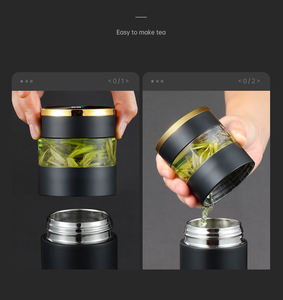 ขวดน้ำอัจฉริยะแยกส่วนชาพร้อมโลโก้สั่งทำ  กระติกน้ำสแตนเลสเก็บความร้อนความเย็น  พร้อมหน้าจอแสดงอุณหภูมิ LED - Product Image 5