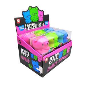 Caja Sorpresa <span class=keywords><strong>de</strong></span> <span class=keywords><strong>Juguetes</strong></span> Sensoriales <span class=keywords><strong>de</strong></span> Osito Kawaii, Suaves, Elásticos y Antiestrés - Product Image 1
