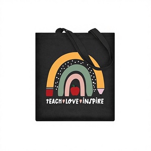Bolsa Mediana Personalizada de Lona de Algodón Ecológica e Impermeable con Asas, Cierre de Cremallera, para Regalos y Promociones, con Serigrafía - Product Image 2
