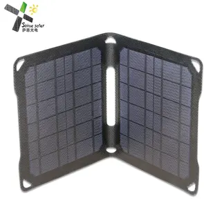 13. Tragbares 18 V21W Solar panel mit Batterie USB Solar panel Solaranlage Sun power Wasser beständiges Solarzellen panel