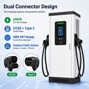 Chargeur mobile pour véhicules électriques IP54 rapide 40kW-60kW CCS2 sans batterie, utilisation commerciale, station de charge CHAdeMO GBT OCPP - Product Image 2
