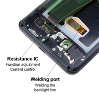 Pantalla de repuesto OLED de 6,78 "para Samsung Galaxy S20 Ultra Fix, piezas de pantalla Super Amoled rotas a precio mayorista