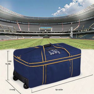 Customized Sports Style Wheeled Hockey <strong>Bag</strong> with Team Logos for Cricket <strong>Kit</strong> Storage and Branding - Product Image 3