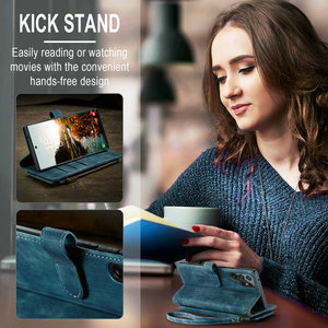 Étui rétro CaseMe pour <span class=keywords><strong>Samsung</strong></span> <span class=keywords><strong>Galaxy</strong></span> S23 FE, coque avec charge sans fil, béquille, sac à main pour femme, porte-cartes pour <span class=keywords><strong>Samsung</strong></span> S23FE - Product Image 5