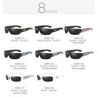 Lunettes de soleil polarisées de sport tendance GCOTX G283 de haute qualité pour hommes et femmes, lunettes de soleil tendance de marque, monture gothique en forme de crâne