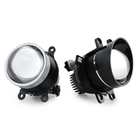 Phare universel de voiture à lentille de 3 pouces feux de croisement 40W phare antibrouillard tri colour Bi Led Projector Lens 3.0 Headlights