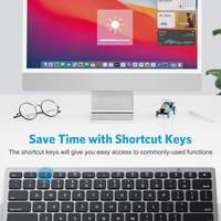 Clavier sans fil Bluetooth OEM noir, blanc, coloré, clavier coréen, clavier Bluetooth le plus petit pour tablette PC