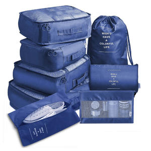 Ensemble de cubes d'emballage de <span class=keywords><strong>voyage</strong></span> de 8 pièces Organisateurs de bagages Chaussure Électronique Sacs à cosmétiques Solution de stockage pour un emballage de <span class=keywords><strong>voyage</strong></span> facile - Product Image 4