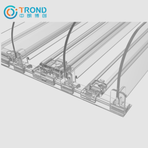 Ripiano divisore acrilico display supermercato auto-alimentazione scaffale sistema di vetro cuticola centrifuga spintore cuticola per unghie spintore - Product Image 4