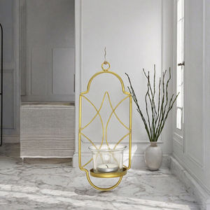 Candelabro Navideño Minimalista de Metal Hecho a Mano para Montar en la Pared, Decoración del Hogar - Product Image 3