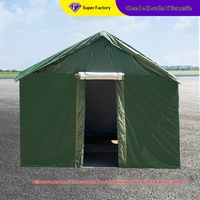 Tente de chantier extérieure imperméable en tissu Oxford double couche quatre saisons pour hébergement d'urgence, secours en cas de catastrophe, coupe-vent et chaude