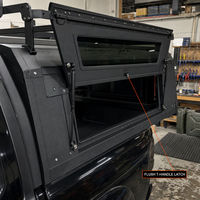 Auvent de camionnette modulaire en métal, type aile de mouette, en aluminium rigide, avec porte-bagages de toit