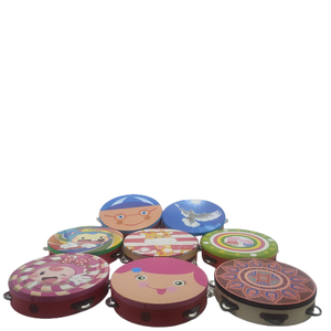 Enfants main tambour sucette tambour avec maillet arc-en-ciel main tambour bâton jouet ensemble <span class=keywords><strong>Instrument</strong></span> de <span class=keywords><strong>Percussion</strong></span> pour les enfants - Product Image 4