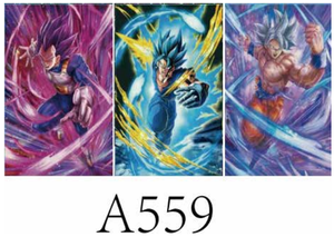 500 Diseños, 40*30cm, Imagen Lenticular 3D con Efecto Flip, <span class=keywords><strong>Anime</strong></span> <span class=keywords><strong>Dragon</strong></span> <span class=keywords><strong>Ball</strong></span> Z Goku Vegeta, Póster de Película Lenticular 3D de Plástico, Arte de Pared - Product Image 3