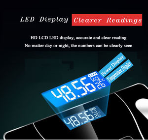 विश्लेषण शरीर में वसा बाथरूम इलेक्ट्रॉनिक बाथरूम पैमाने पर डिजिटल वजन स्मार्ट शरीर पैमाने - Product Image 6