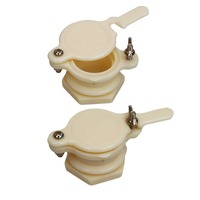 Nouvel équipement d'apiculture de marque, accessoires de ruche en nylon blanc - Séparateurs pour vanne à miel, modèle de vanne à port, robinet (utilisé pour les abeilles)