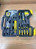 Ensemble d'outils de réparation domestique portable de 39 pièces, kit d'outils à main professionnels pour l'entretien domestique et les tâches de réparation quotidiennes