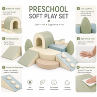 Équipement de jeu souple pour tout-petits, ensemble de blocs d'escalade en mousse pour enfants, aire de jeux intérieure, garderie, école maternelle, salle de sport pour activités