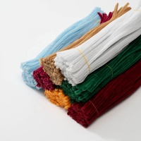 100 pièces par sac, 57 couleurs, tiges de chenille torsadées de 6 mm, fil de fer créatif pour loisirs créatifs, 30 cm, durable
