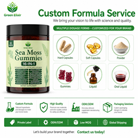 Gummies d'herbes vertes Elixir de mer sauvage, suppléments vitaminés 16-en-1, qualité alimentaire, certifiés Halal/Kosher, 30 unités, lot de 2 – Meilleures ventes