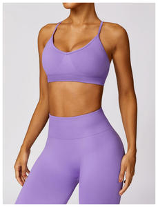 Sujetador de Yoga sin costuras <span class=keywords><strong>Beauty</strong></span> Back, ropa interior deportiva ajustada de secado rápido, ropa de abrigo, camisola, Top de Fitness - Product Image 4
