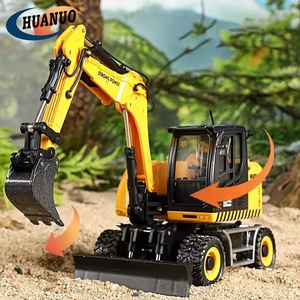 1/50 échelle Diecast Metal Tractopelle <span class=keywords><strong>Jouet</strong></span> Alliage Statique Roue Pelle Modèle Ingénierie Véhicule Jouets - Product Image 3