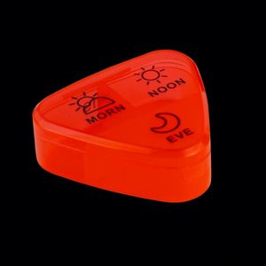Organisateur de pilules portable 3-en-1, boîte hebdomadaire personnalisée avec compartiments à accès facile, jaune - Product Image 3