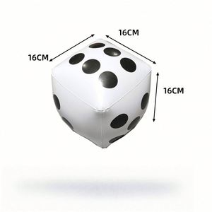 Inflatable <b>Dice</b> 12" for Party Games & Promotional Events Custom Logo Available - Product Image 2