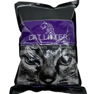 벤토나이트 고양이 모래 제조기 무독성 100% 생분해성 빠른 응고 볼 벤토나이트 고양이 모래 - Product Image 1