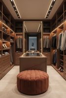 2026 Armoires sur mesure avec dressing intégré, armoire en bois pour chambre et armoire combinée