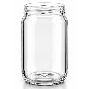 Direct Factory Supply Salsa Glass <b>Jar</b> Round Clear Glass Container <b>For</b> Salsa Sauce <b>Pickles</b> Dips And Food Storage <b>For</b> Sale - Product Image 4