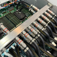 Station de travail serveur tour IA à refroidissement liquide pour 4, 6 ou 8 GPU RTX 4090, 24 Go/48 Go
