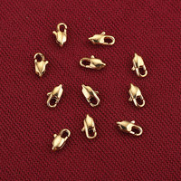 Hobbyouvrier — porte-clés plaqué or, fermoir à homard pour la fabrication de bijoux et accessoires, bricolage, A0413, vente en gros