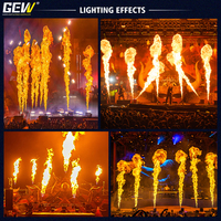 Machine à feu DMX 200W avec télécommande, lance-flammes, projecteur de jets de flammes pour scène, concert, discothèque, spectacle en direct