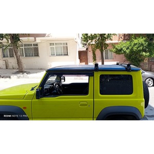 Barras Transversales de Techo de Aluminio para Suzuki Samurai, Portaequipajes de Metal y Plástico Negro Plateado, Ajuste Personalizado - Product Image 1