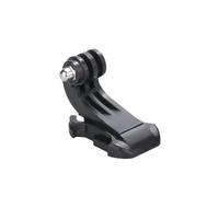 Pour caméra sportive DJI, accessoires GoPro, base en forme de J, fixation sur casque, base fixe avec connexion rapide par boucle de sangle de poitrine