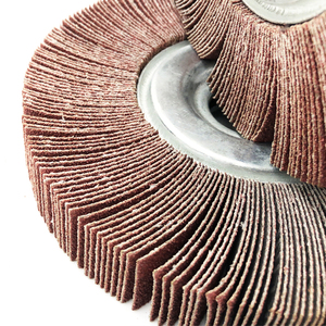 Strumenti abrasivi 100*25*16mm ossido di alluminio ruota a lembo non montata per la finitura ampia superficie piatta e concava - Product Image 2