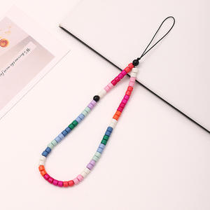 Populaire Internet célèbre papillon série bricolage perle perlée coeur chaîne de téléphone court Anti perte téléphone suspendu corde - Product Image 3