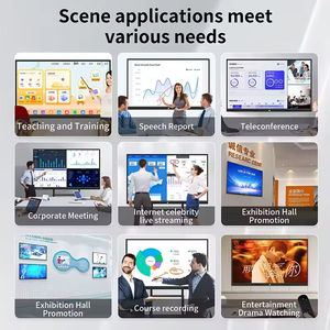 75 pouces 4K numérique interactif LCD Smart Board salle de classe école enseignement écran tactile affichage doigt tableau blanc pour interactif - Product Image 2