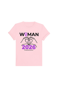 T-shirt da donna per la Giornata Internazionale della Donna 2026, t-shirt in cotone casual con grafica femminista e girocollo - Product Image 1
