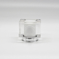 Bouteilles en verre transparent rectangulaires de 100 ml vides pour parfum