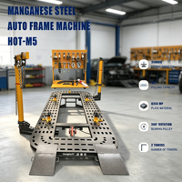 Banc de redressage de châssis de voiture 10T avec pieds de levage flexibles portables, machine de réparation de carrosserie automobile, banc de travail pour voiture