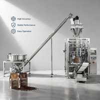 Machine d'emballage de poudre de café directe usine avec système de remplissage à vis sans fin pour la production de détail, solution OEM