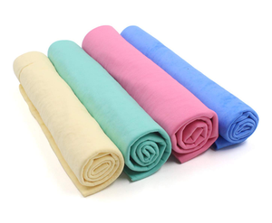 ผ้าเช็ดรถแบบชามัวร์ 43x32 64x43 ซม. ซึมซับเร็ว แห้งไว เป็นมิตรกับสิ่งแวดล้อม ไม่เป็นรอยขีดข่วน ผลิตจาก PVA ให้ความเย็น นำกลับมาใช้ใหม่ได้ นุ่ม - Product Image 2
